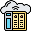 Cloud server アイコン 64x64