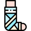 Broken leg icon 64x64
