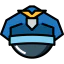 Police cap Symbol 64x64