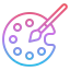 Color palette icon 64x64