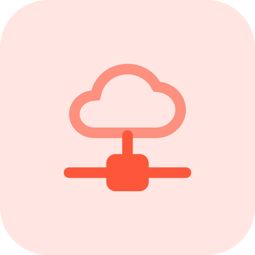 Cloud network icon