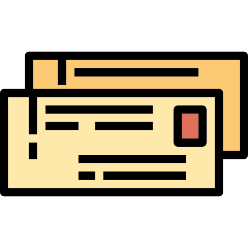 Boarding pass icon