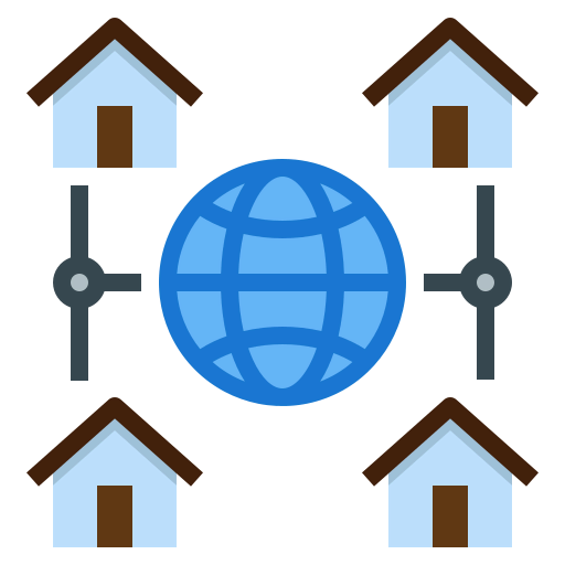 Global connection icon