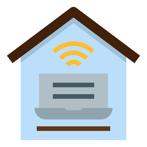 Work from home icon