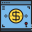 Online banking icon 64x64