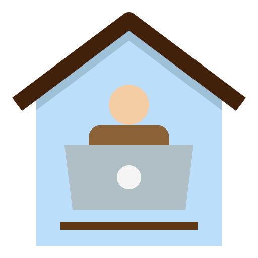 Work from home icon