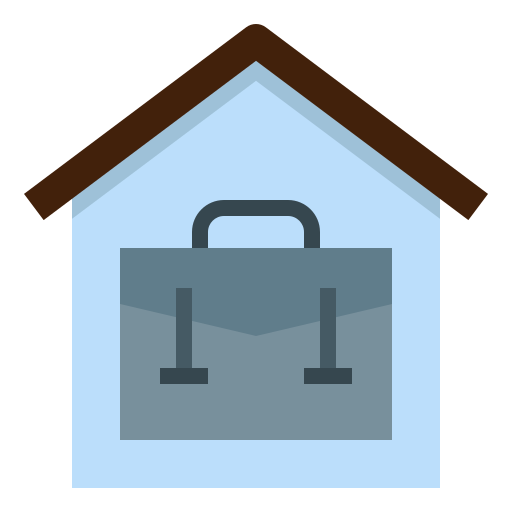 Working at home icon
