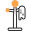 Coat stand icon 64x64