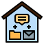 Work from home icon 64x64
