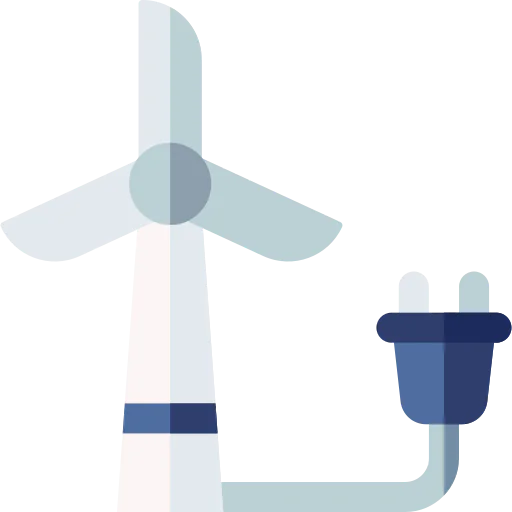Wind power icon