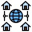 Global connection icon 64x64