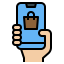 Online shopping icon 64x64