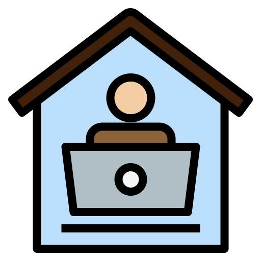 Work from home 图标