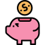 Piggy bank 图标 64x64
