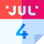 4th of july icon 64x64