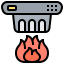 Smoke detector icon 64x64