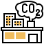 Carbon dioxide icon 64x64