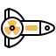 Nuclear energy icon 64x64