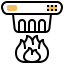Smoke detector icon 64x64