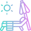 Deck chair icon 64x64
