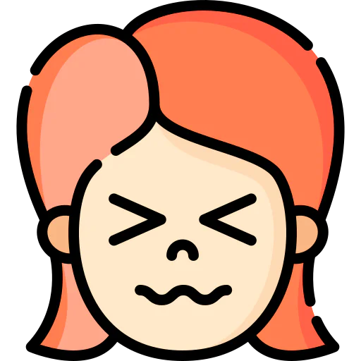 Scared icon