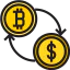 Bitcoins icône 64x64