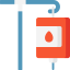 Blood transfusion icon 64x64