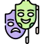 Theatre mask icon 64x64