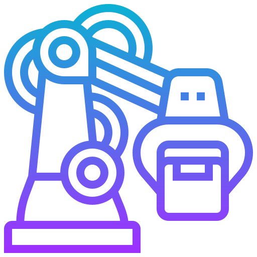 Robotic arm icon