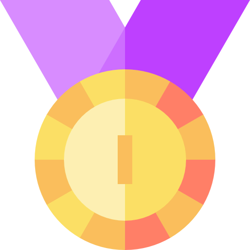 Gold medal icône