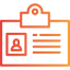 Id card icon 64x64