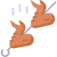 Chicken wings icon 64x64