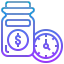 Saving money icon 64x64