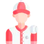 Baseball player icon 64x64