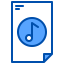 Music file icon 64x64