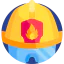 Firefighter helmet icon 64x64