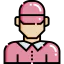 Gas station attendant icon 64x64