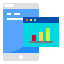Mobile analytics 图标 64x64