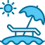 Sunbed icon 64x64