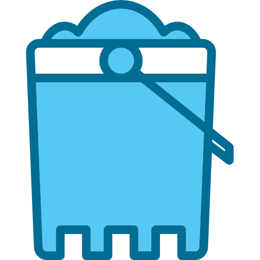 Sand bucket icon