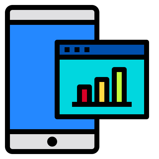 Mobile analytics іконка