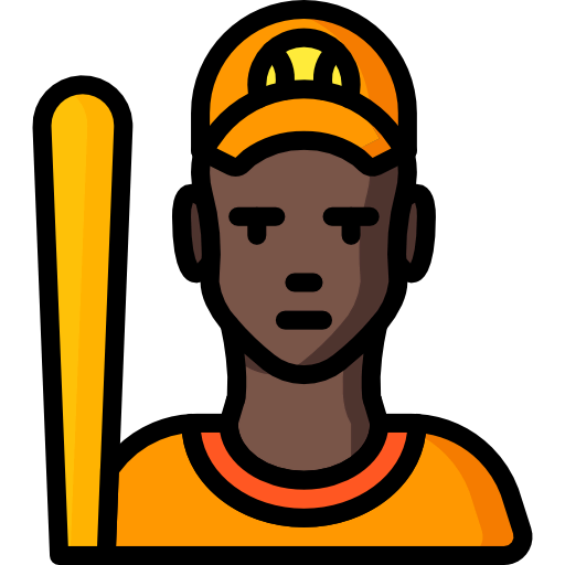Baseball player icon
