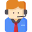 Call center agent icon 64x64