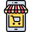 Мобильный магазин иконка 64x64