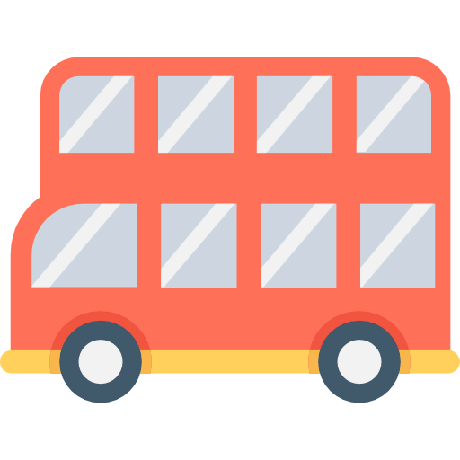 Double decker bus icon