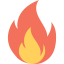 Flame icon 64x64