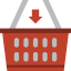 Shopping basket icon 64x64