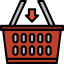 Shopping basket icon 64x64