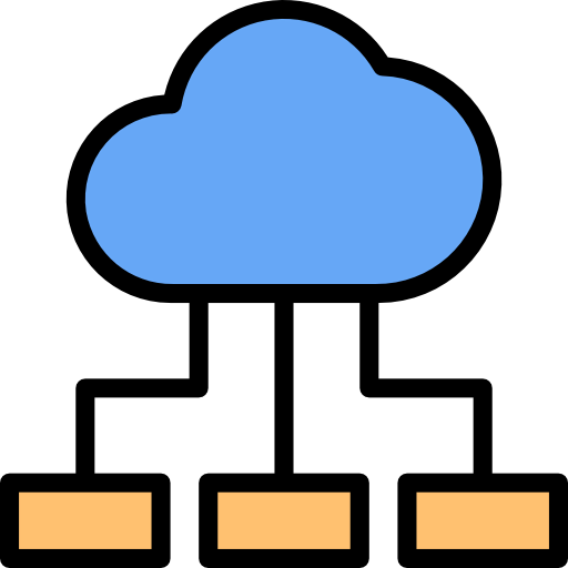 Cloud computing icon