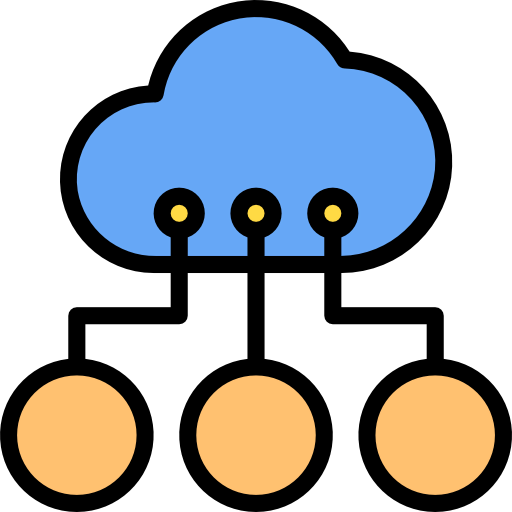 Cloud computing ícono